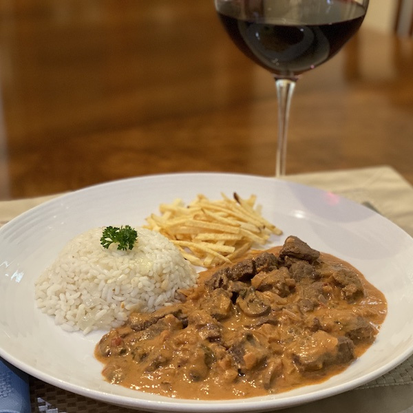 Brazilian Beef Stroganoff