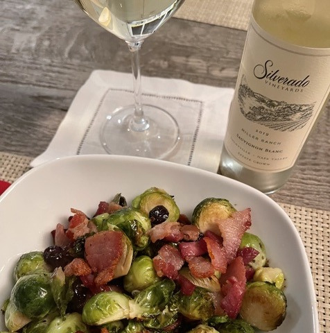 Brussels Sprouts with Bacon Bourbon Glaze