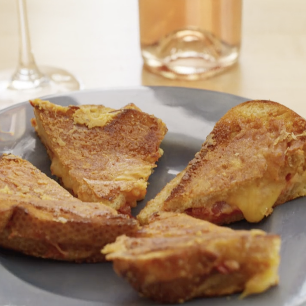 Cheddar & Tomato Jam Grilled Cheese