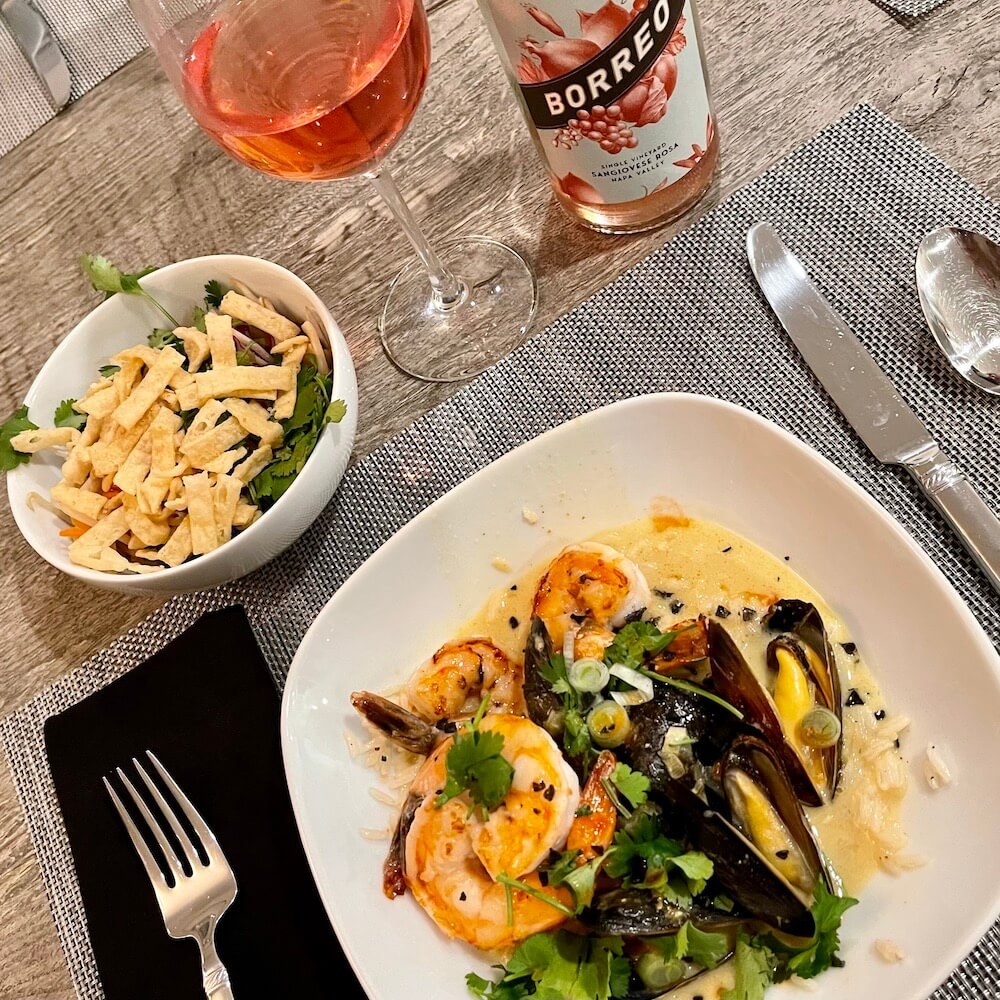 Mussels and Shrimp Coconut Curry