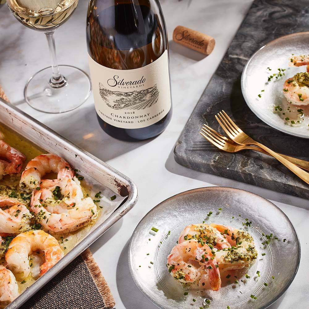 Prawns with Garlic-Parmesan Butter